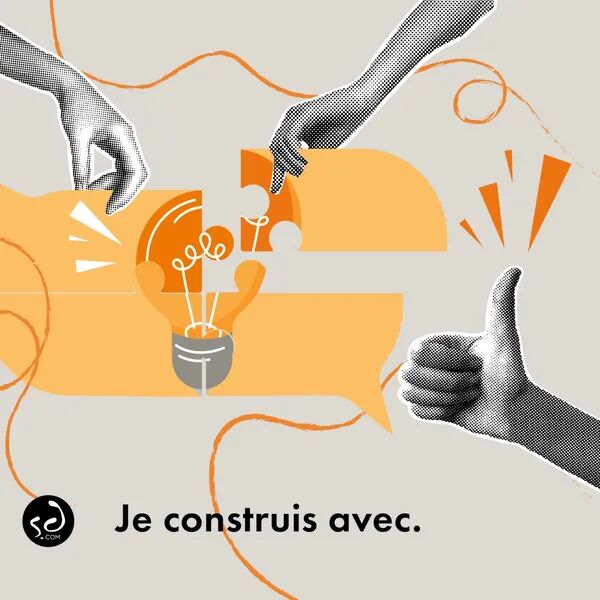 Créer avec, pas pour